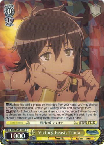 Carta WS DDM/S88-E005R VICTORY FEAST, TIONA